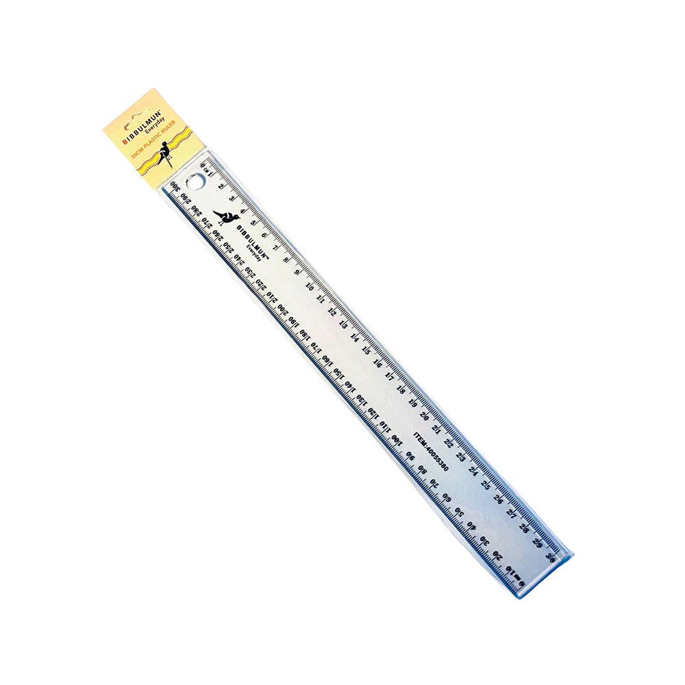 Bibbulmun Ruler 30cm Clear_40055380_Bibbulmun Ruler 30cm Clear