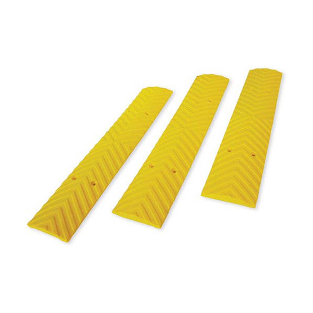 Poly Rumble Strip Yellow 500 x 100 x 15mm 413749 A4954