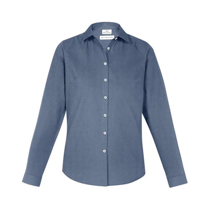 Shirt Womens Long Sleeve Memphis Grey Smoke 10_504175_S127LL-GRY/SMK-10