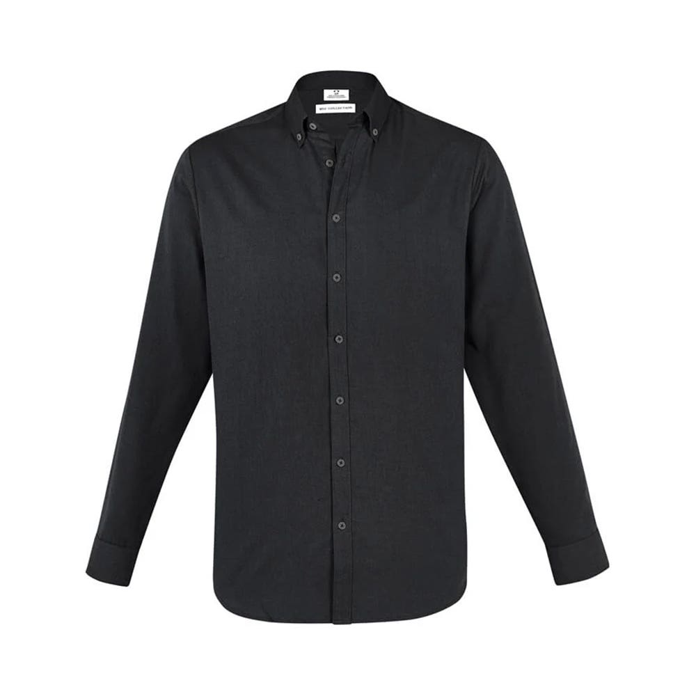 Shirt Mens Long Sleeve Memphis Black 2XL_40026213_S127ML-Black-2XL