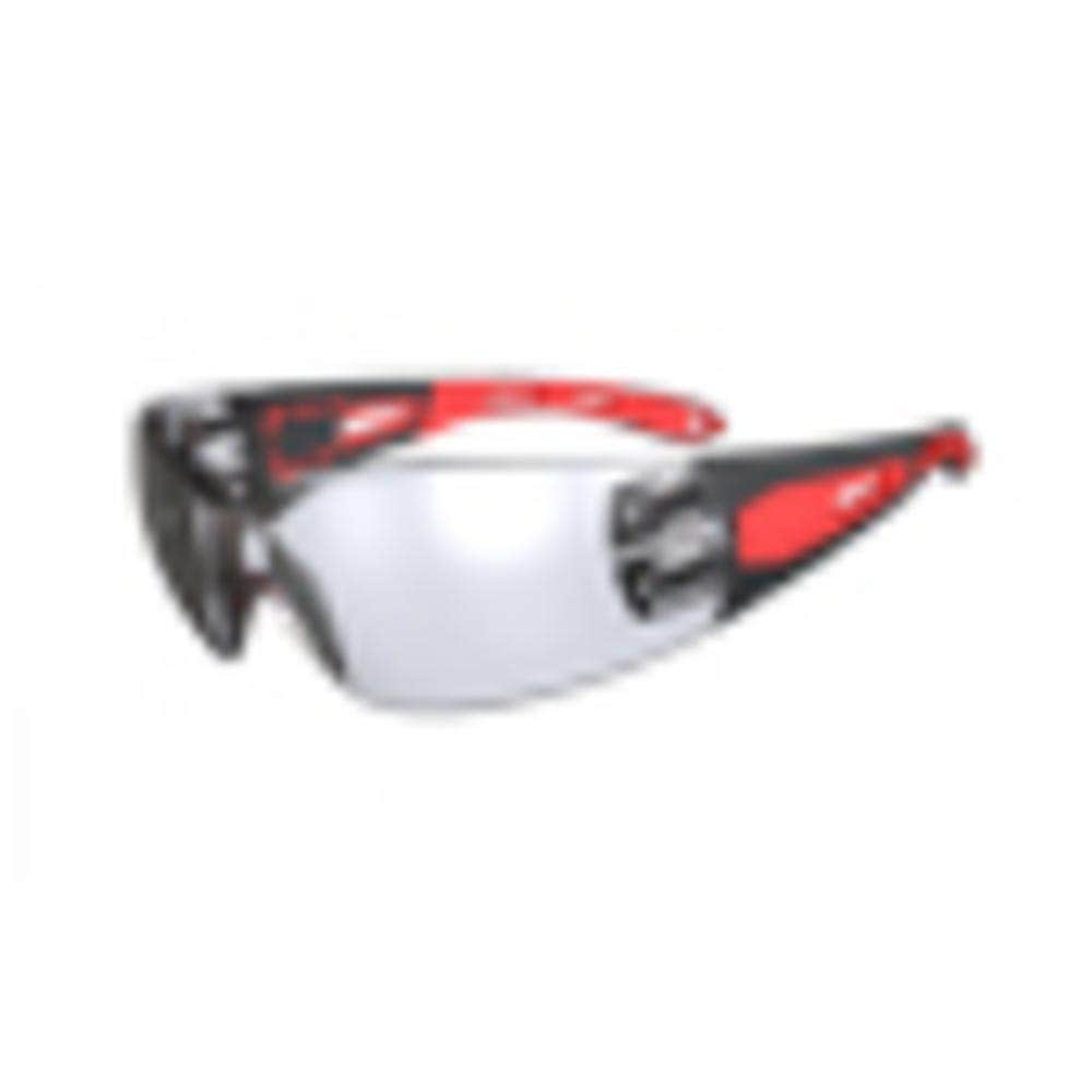 Glasses Honeywell Pinnacle Clear Lens Red/Black Frame Anti Fog Hardcoat 213010 1037540AN