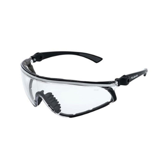 Mack Safety Spec Pilbara Black Nylon FrameClear LensDust Guard 79903112 MKPILBARACR0000