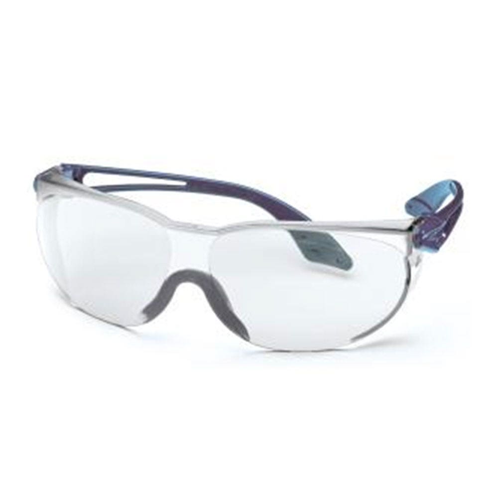 Glasses Safety Clear Lens Blue Frame Skylite Uvex 88837433 9174-065