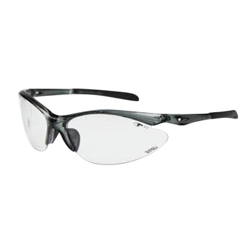 Glasses Safety Clear Lens Crystal/Black Frame Yarr Eyres 142260 703A-C1-CL