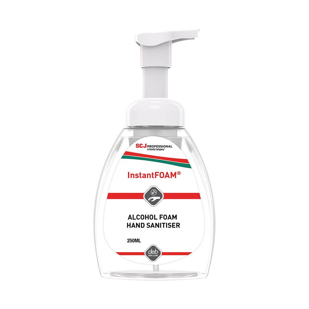InstantFoam&reg; Hand Sanitiser Pump Bottle 250ml 92760014 IFS250ML