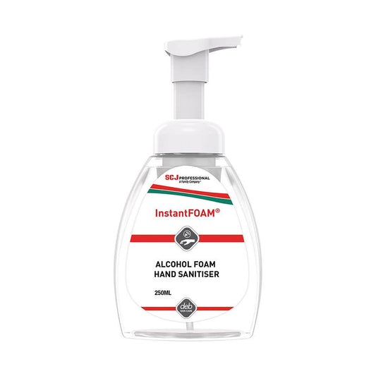 InstantFoam&reg; Hand Sanitiser Pump Bottle 250ml 92760014 IFS250ML
