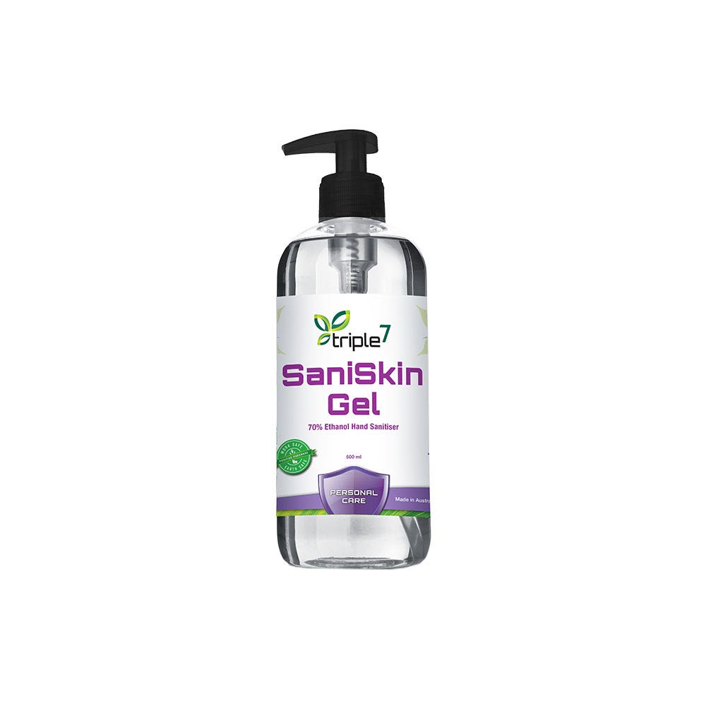 SaniSkin Gel Hand Sanitiser 70% Ethanol 500ml 40022555 AASS-05