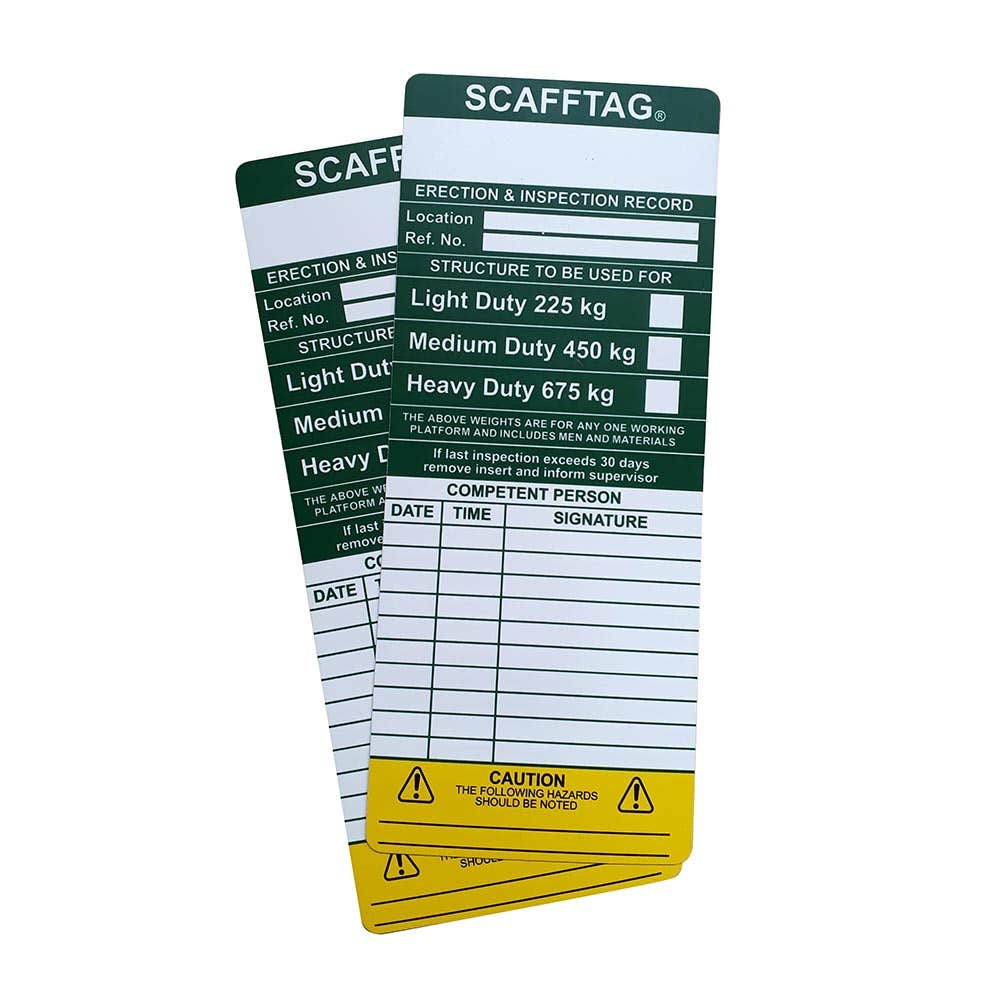 Standard Scafftag Inserts 88888252 857210