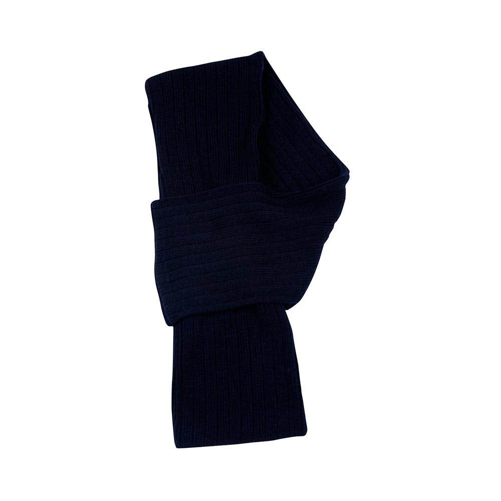 Cable Knit Scarf Navy 466133 SCF02-NAVY