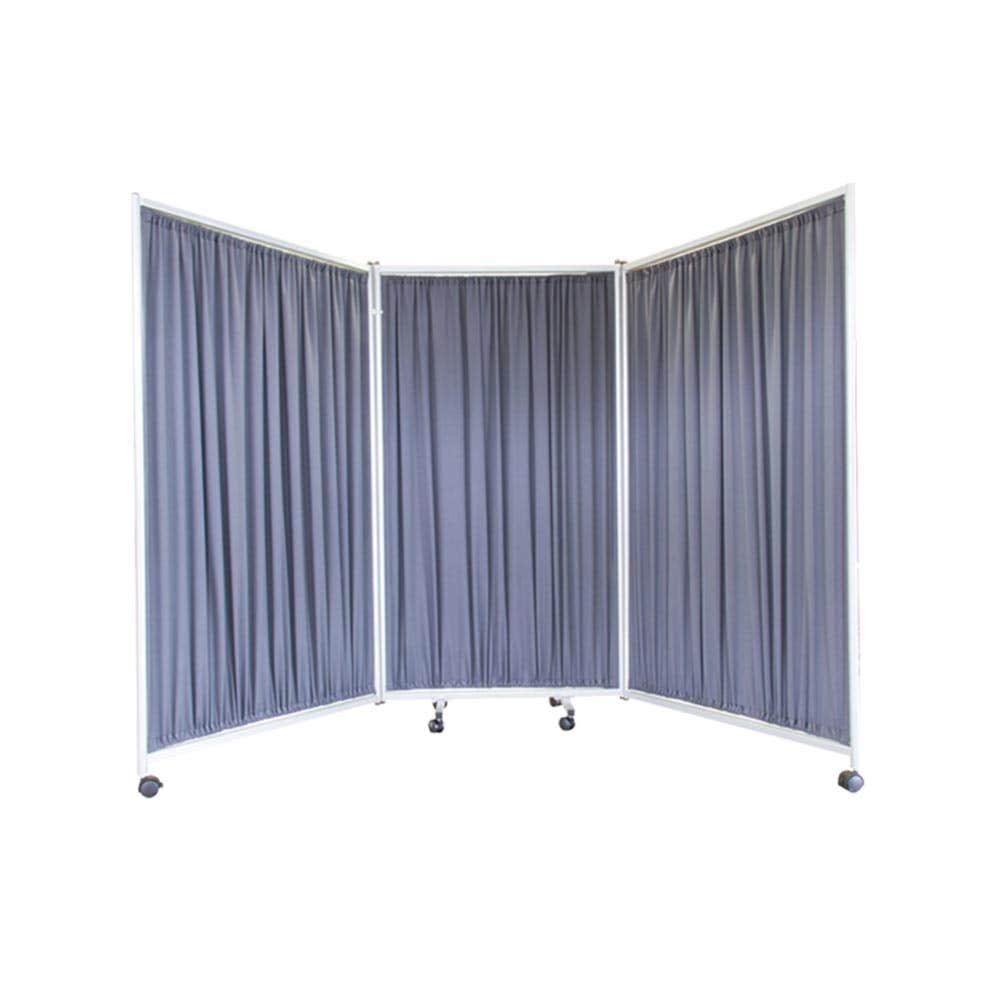 3 Fold Privacy Screen Curtain Blue 2,700 x 1,800mm 446016 877224