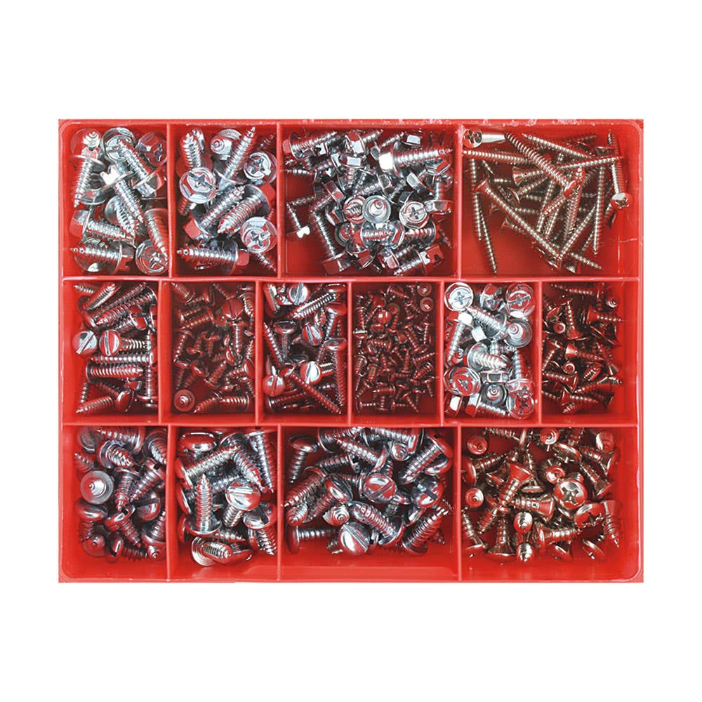 430 Piece Self Tapping Screw Kit Imperial 2.2 - 6.3mm 1609003 CA430