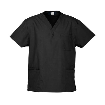 Shirt Scrubs Classic Unisex 155gsm Poly/Cotton 2XL Black Biz Collection 40040376 H10612-BLK-2XL