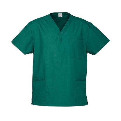 Shirt Scrubs Classic Unisex 155gsm Poly/Cotton 2XL Hunter Green Biz Collect 40040400 H10612-GRE-2XL