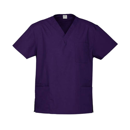 Shirt Scrubs Classic Unisex 155gsm Poly/Cotton 2XL Purple Biz Collection 40040392 H10612-PUR-2XL