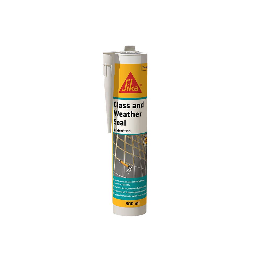 SikaSeal&reg; -300 Glass & Weather Seal 300ml 517780 550998