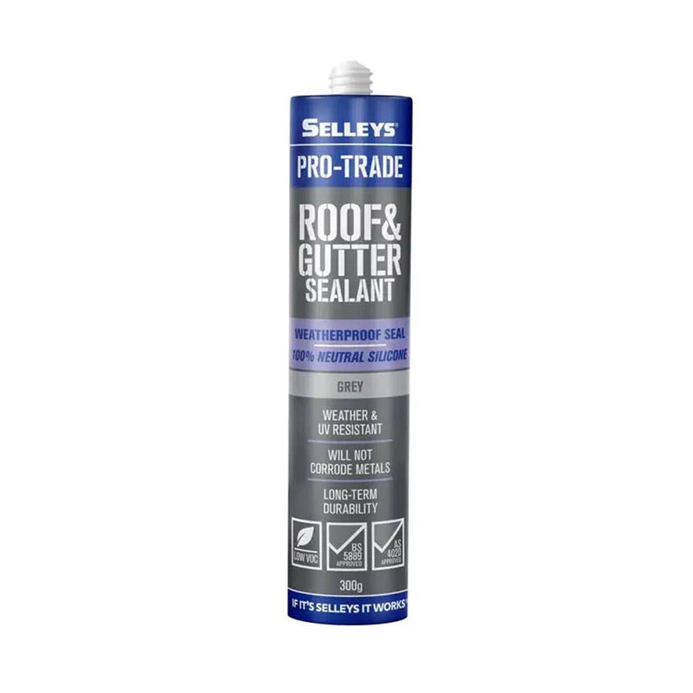 Pro-Trade Roof & Gutter Silicone Sealant Grey 300g 40041427 102099