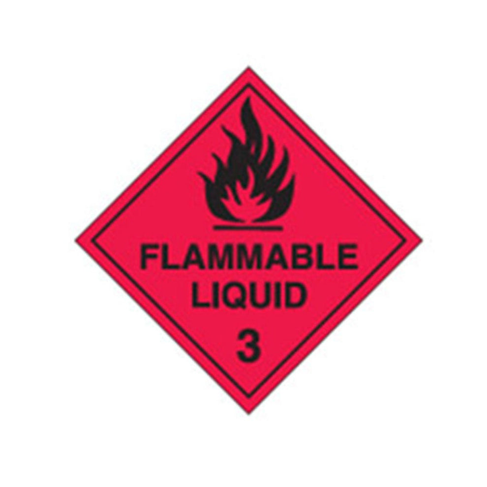 Sticker FLAMMABLE LIQUID 3 100 x 100mm – ATOM