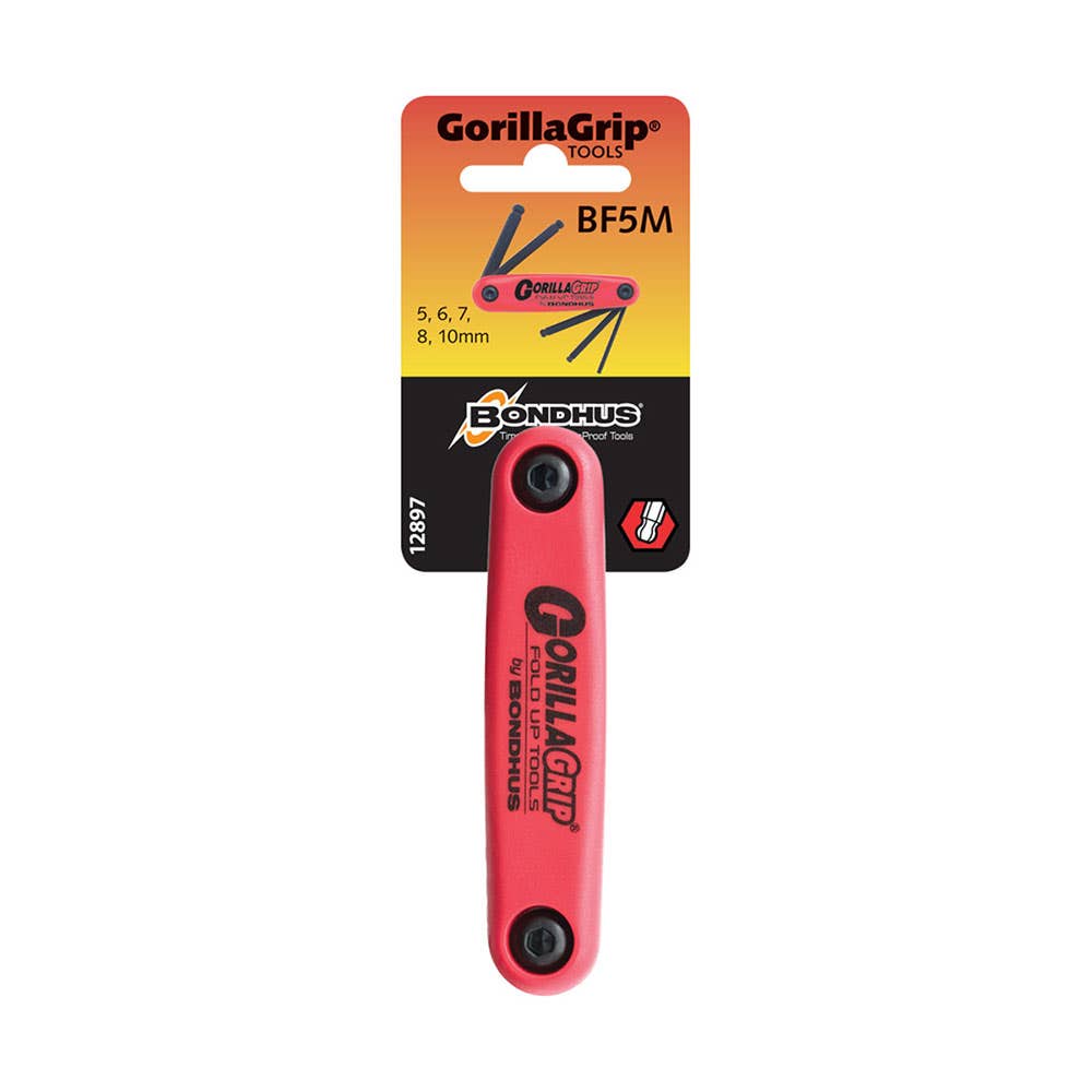 5 Piece GorillaGrip&reg; Ball Drive Set Metric 5-10mm 91950005 BD12897