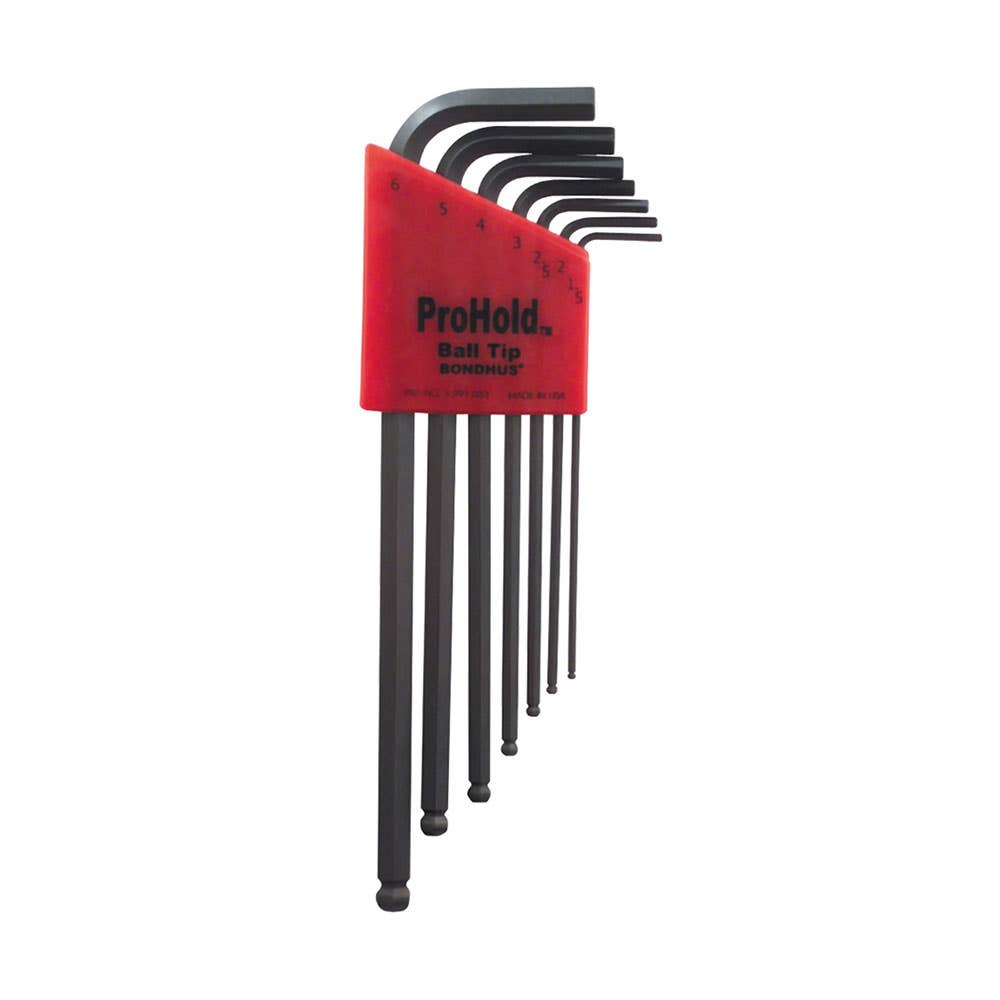7 Piece ProHold&reg; Ball Drive Hex Key Set Metric 91958019 BD74992