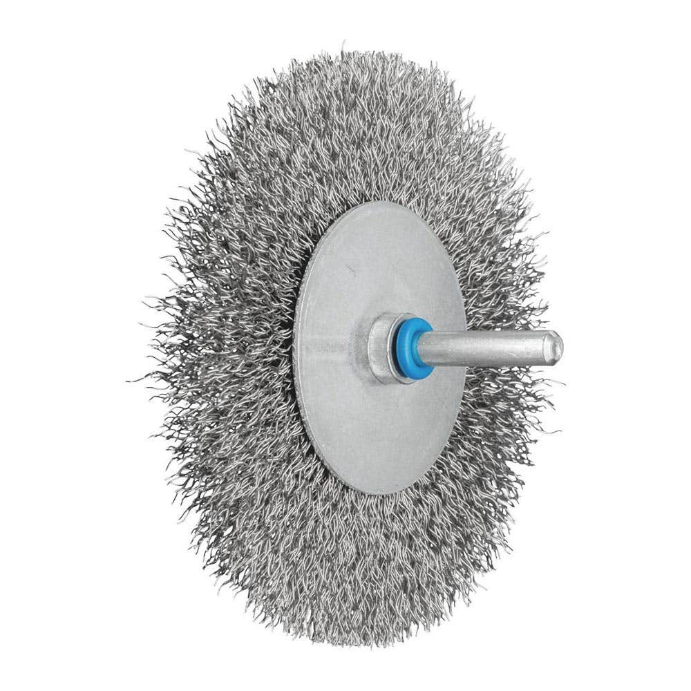 Wheel Wire Stainless Steel Mounted Crimped 100 X 10mm Pferd SG POS 229471 43701020