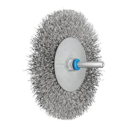 Wheel Wire Stainless Steel Mounted Crimped 100 X 10mm Pferd SG POS 229471 43701020