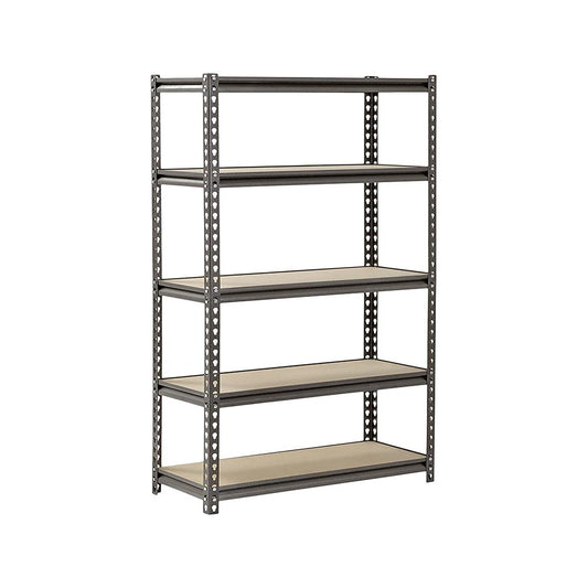 Summit Boltless Rivet Shelving Unit 1800 X 400 X 1200 5 Shelf_560977_SRVS18124