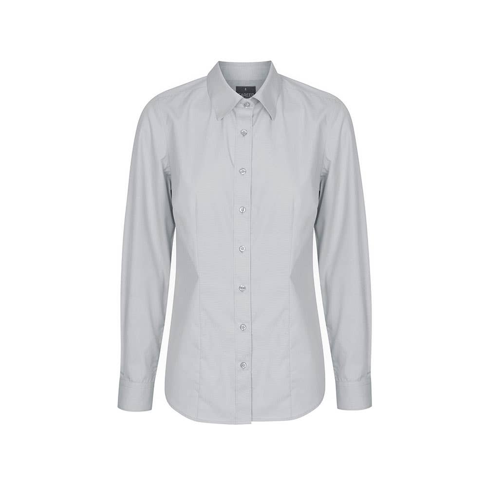 Shirt Nicholson Ladies Long Sleeve 12 Navy 1520WL-SIL-12_496209_1520WL-SIL-12