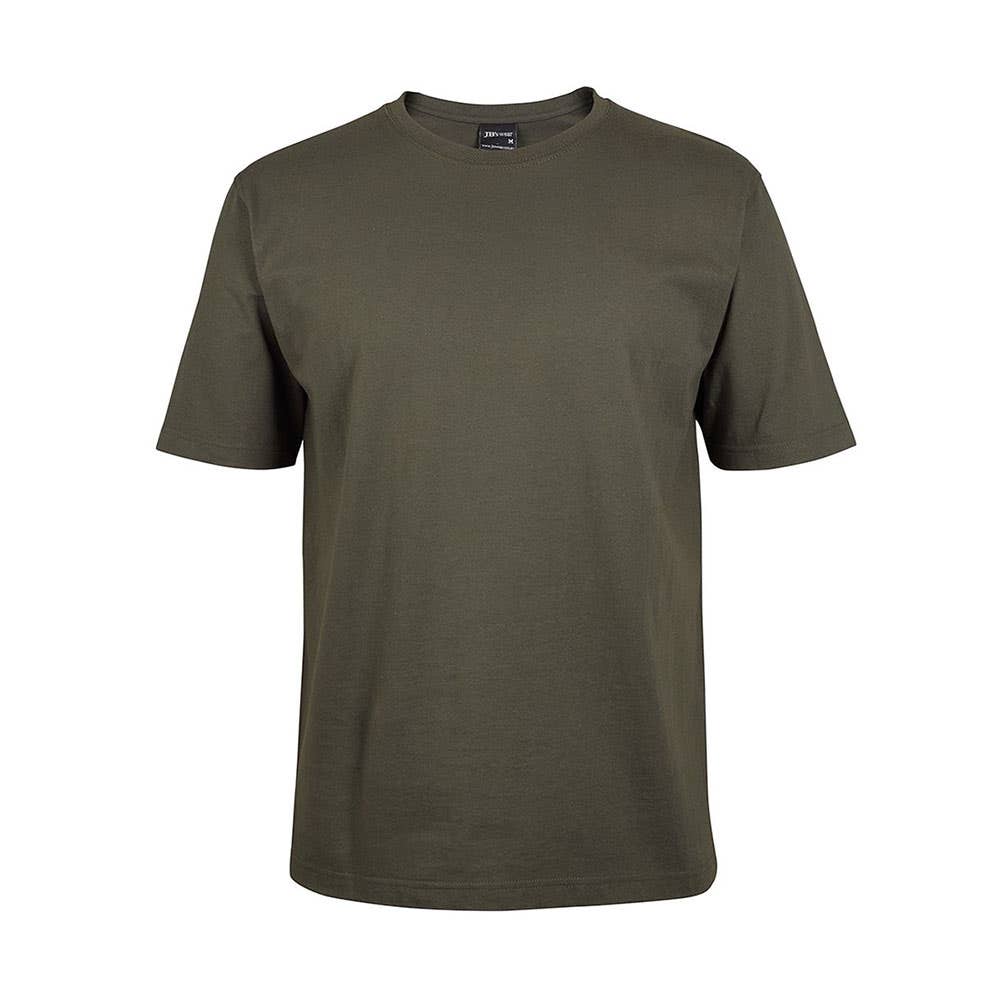 Shirt Tee S/S Crew Neck 100% Cotton 190gsm OLIVE M Jb's Wear 463087 1HTFABX