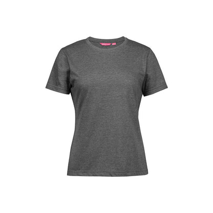 T-shirt Ladies Cotton Short Sleeve Marle Charcoal 8 463089 1LHTQ08