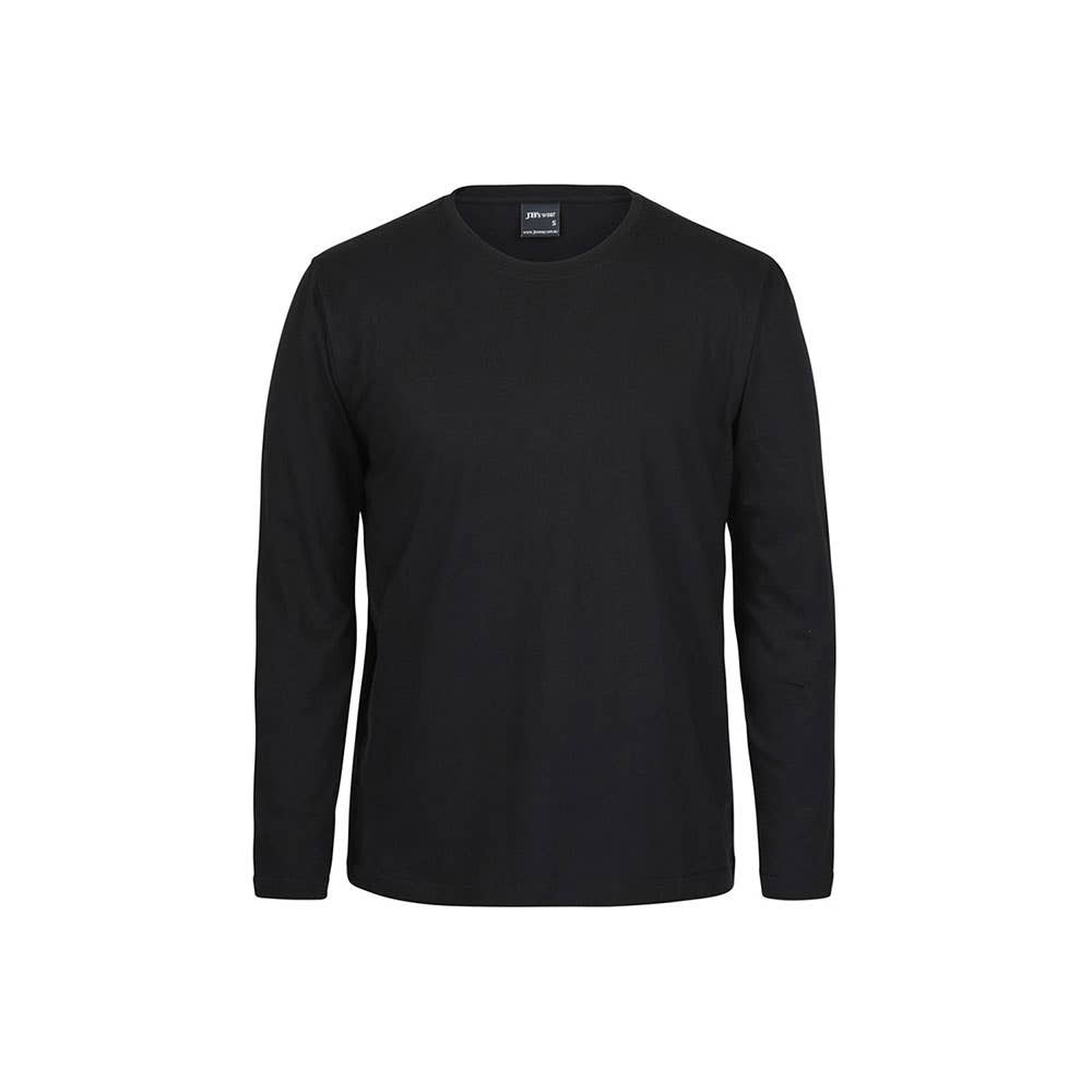 Cotton Tee Long Sleeve Non Cuff 2XL Black JB's Wear 40033594 1LSNC-BLK-2XL