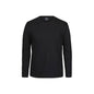 Cotton Tee Long Sleeve Non Cuff 2XL Black JB's Wear 40033594 1LSNC-BLK-2XL