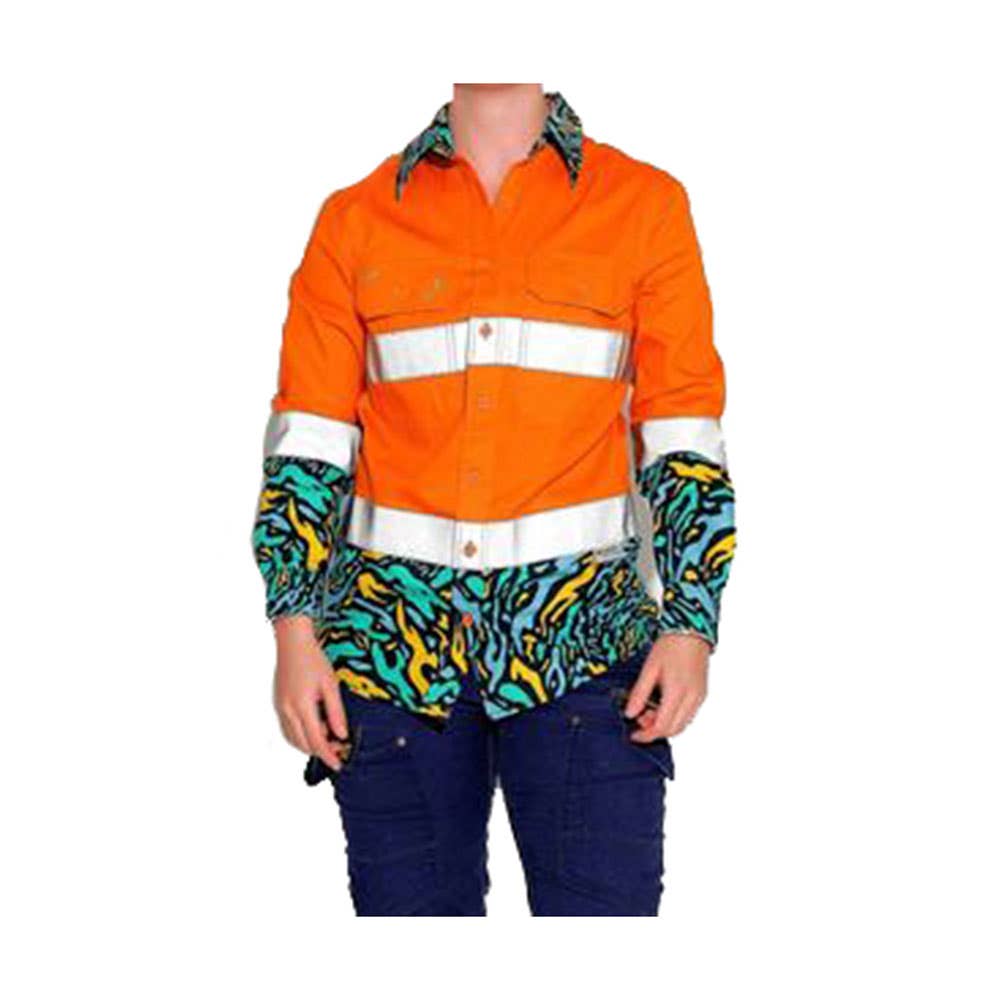 Shirt L/S WOMEN'S DAY/NIGHT HI VIS Taped  12Orange / Spun Out 20527-OR/SO-12_40045886_20527-OR/SO-12