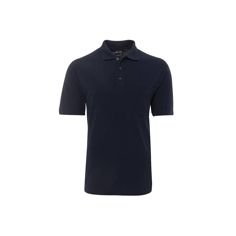 Shirt Polo S/S Poly/Cotton 210gsm Pocket Signature Navy 2XL Jb's Wear 434006 210P-NAV-2XL