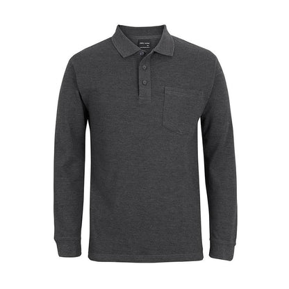 210PL Long Sleeve Pocket Polo Shirt 210gsm 210PL