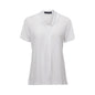 LadiesPippa S/S Knit Shirt-White-M 36020782 CC2222-WHT-M