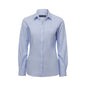Shirt Womens Pinfeather Long Sleeve Poly/Cotton Blue 6_40083419_2264-BLU-6