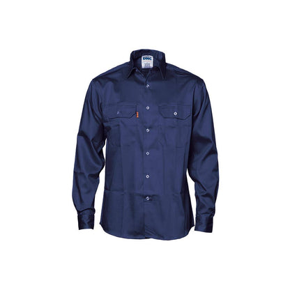 Patron Saint L/S F/R Drill Shirt-Navy XL 511717 3402-NAV-XL