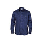 Patron Saint L/S F/R Drill Shirt-Navy XL 511717 3402-NAV-XL