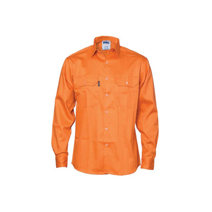 Patron Saint L/S F/R Drill Shirt-Orange-3XL 36016148 3402-O-3XL
