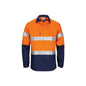 Shirt FR DNC Orange/Navy 3407 L/S 5XL 418879 3407-O/N-5XL