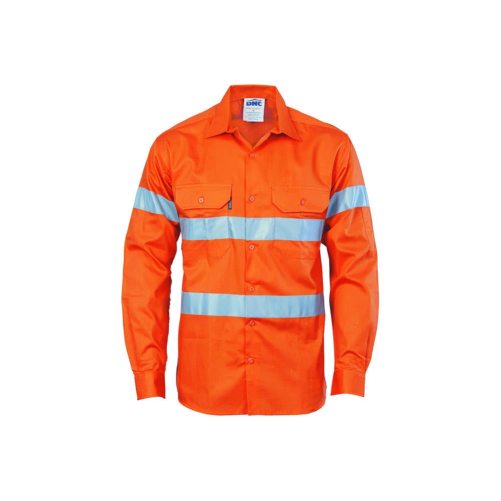 3535 Hi-Vis Day/Night Taped Drill Shirt 190gsm 3535