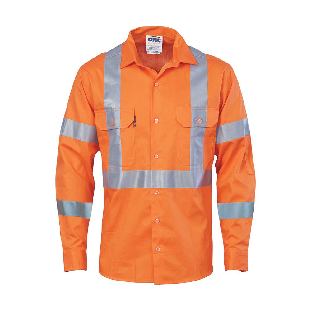 3789 Hi-Vis Cool-Breeze X Back Taped Shirt 190gsm 3789