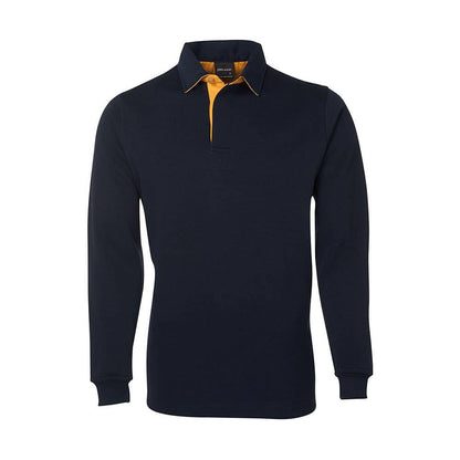 JBS 2 Tone Rugby Shirt-Navy/Gold-S 36013906 3RT-NAV/GLD-S