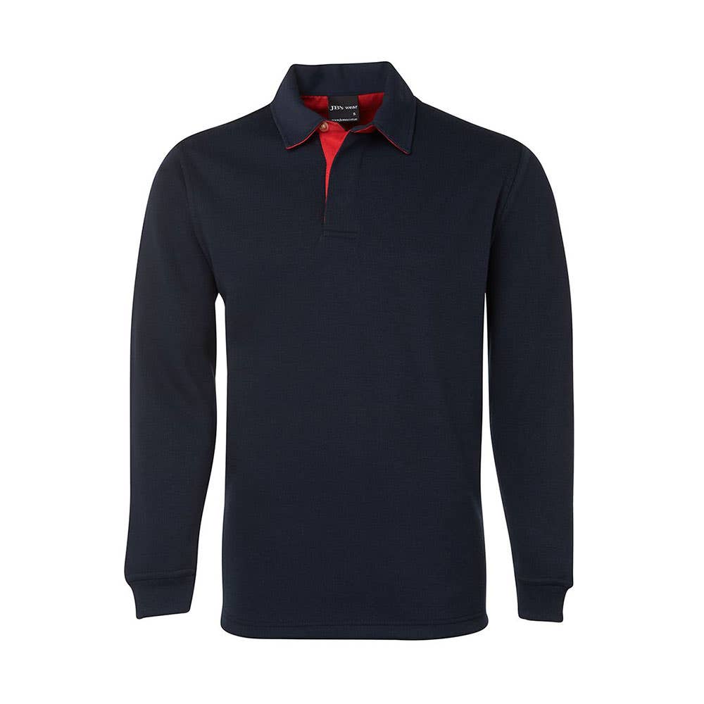 JBS 2 Tone Rugby Shirt-Navy/Red- XS 516384 3RT-NAV/RED-XS