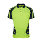 Polo Spider Short Sleeve Yellow And Navy 2XL 6HSPEN2XL 438569 6HSP-Y/N-2XL