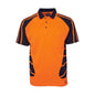 JBS Hi Vis S/S Spider Polo Org/Nvy - S 36014171 6HSP-O/N-S