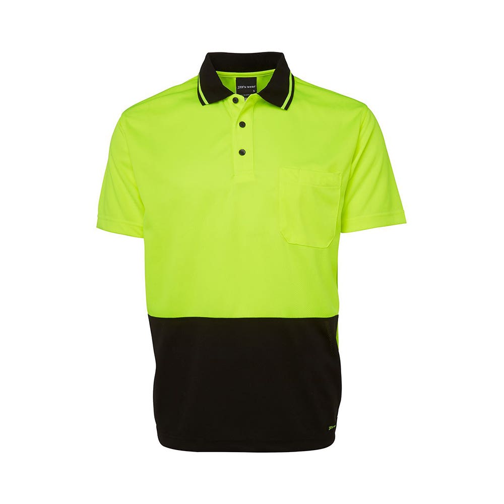 6HVNC Hi-Vis Short Sleeve Polo Shirt 160gsm Qantas QANT6HVNC