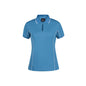Shirt Ladies Polo Podium Short Sleeve Aqua/White Piping Ladies Size 10_421094_7LPI-AQUA/WHT-10