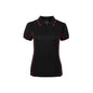 Podium Ladies Polo Piping 7LPI Black/Red - 12_479454_7LPI-BLK/RED-12
