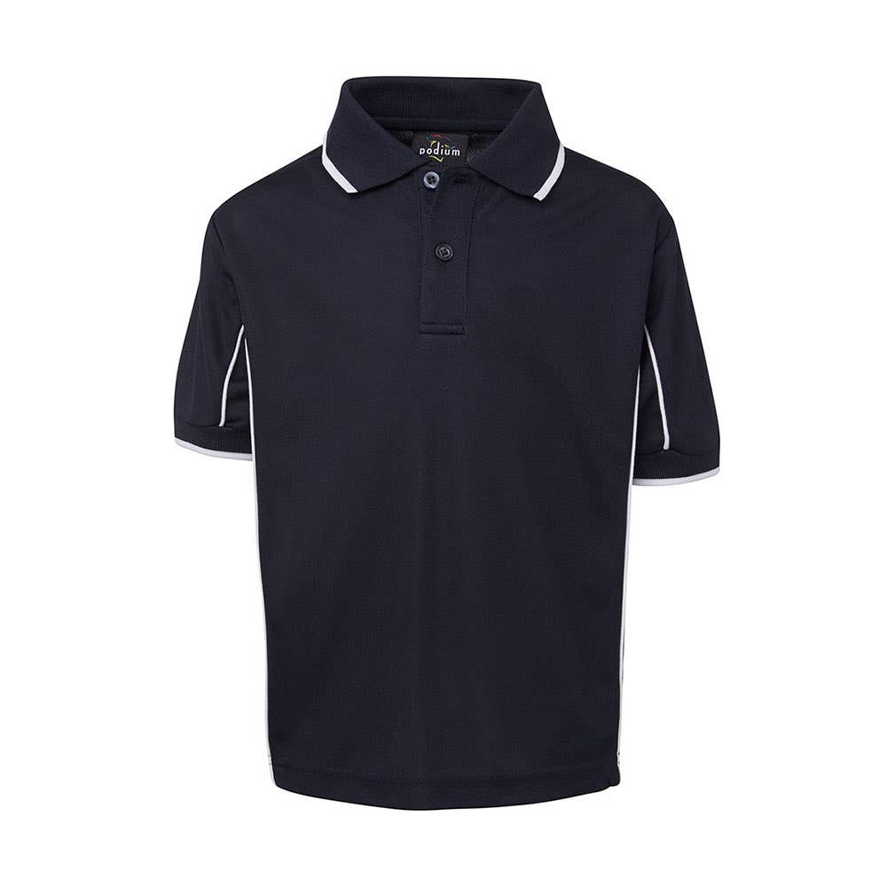7PIPS Kids Short Sleeve Piping Polo Shirt 160gsm 7PIPS